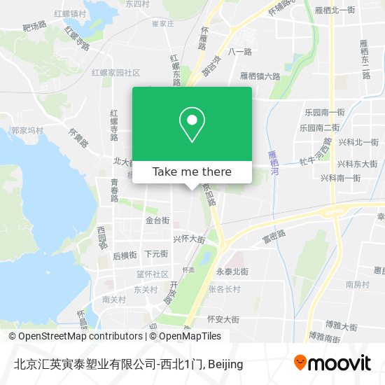北京汇英寅泰塑业有限公司-西北1门 map