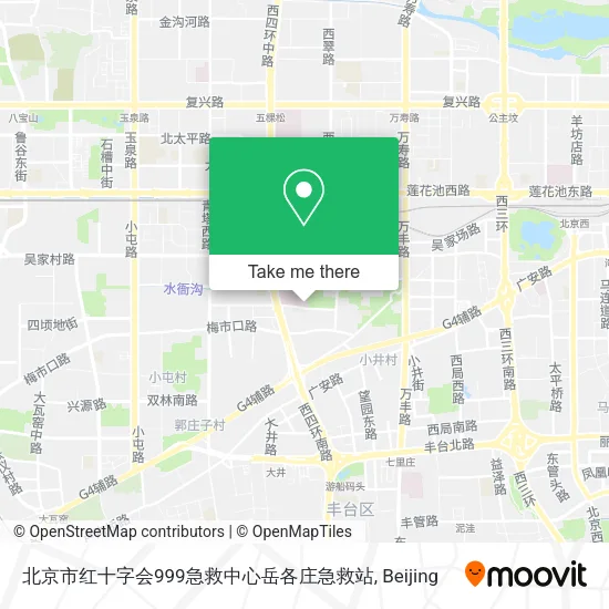 北京市红十字会999急救中心岳各庄急救站 map