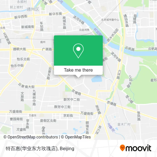 特百惠(华业东方玫瑰店) map