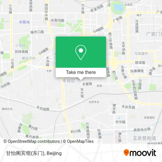 甘怡阁宾馆(东门) map