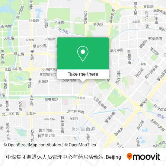 中煤集团离退休人员管理中心芍药居活动站 map