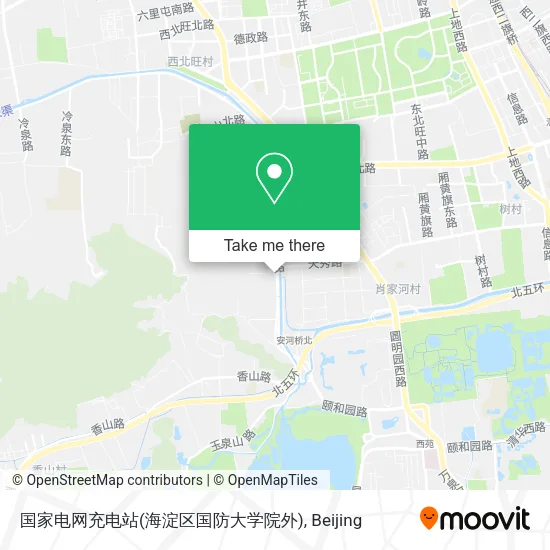 国家电网充电站(海淀区国防大学院外) map