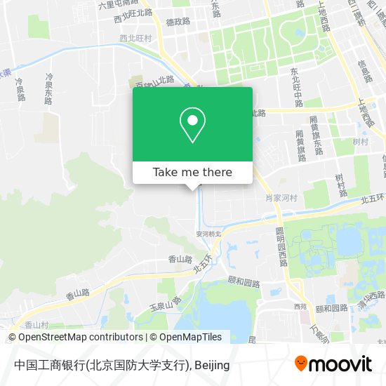 中国工商银行(北京国防大学支行) map