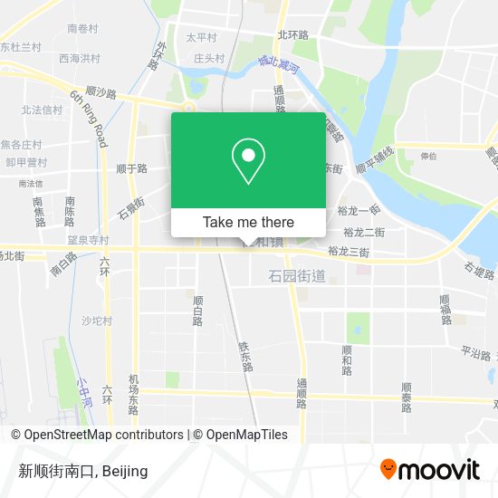 新顺街南口 map