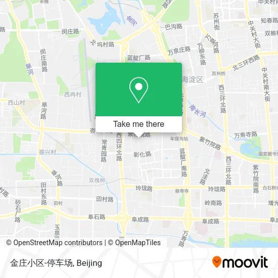 金庄小区-停车场 map