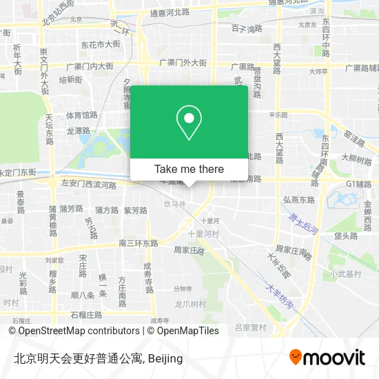 北京明天会更好普通公寓 map