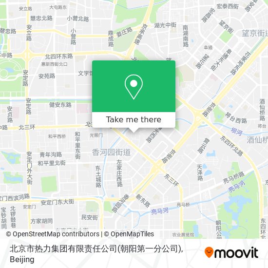 北京市热力集团有限责任公司(朝阳第一分公司) map