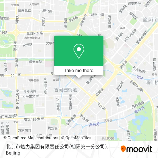 北京市热力集团有限责任公司(朝阳第一分公司) map