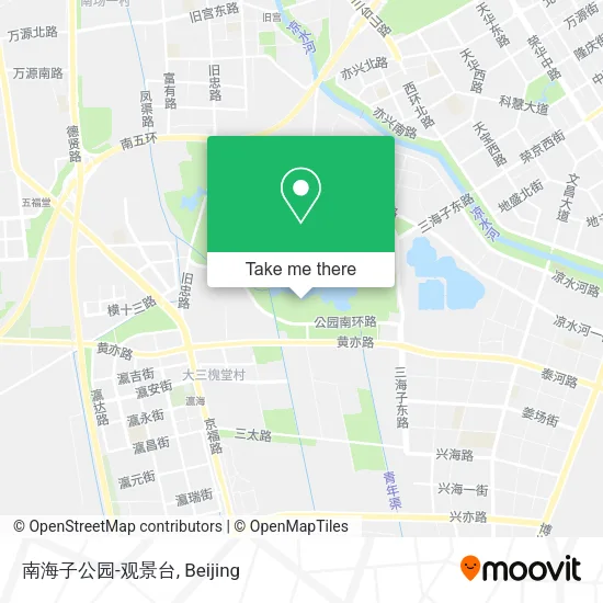 南海子公园-观景台 map