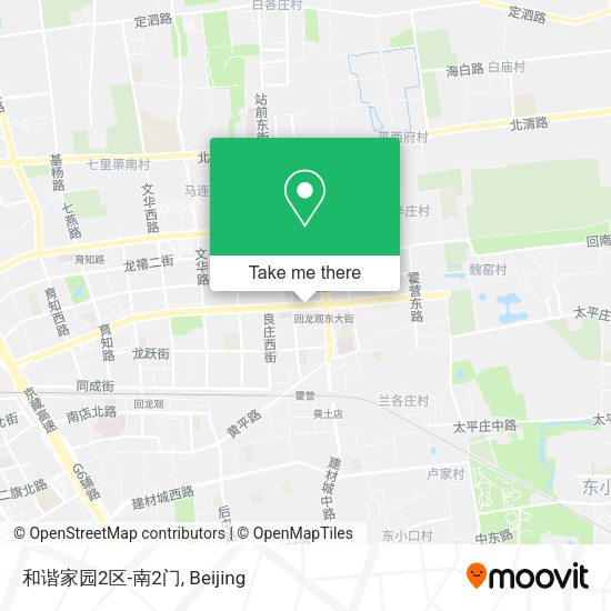 和谐家园2区-南2门 map