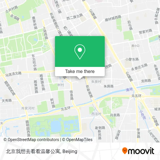 北京我想去看看温馨公寓 map