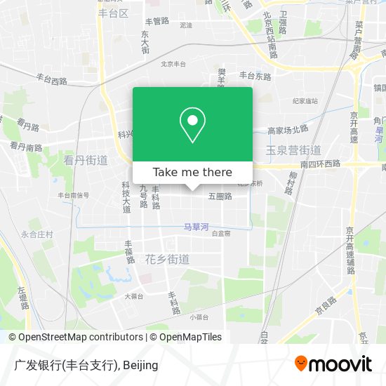 广发银行(丰台支行) map