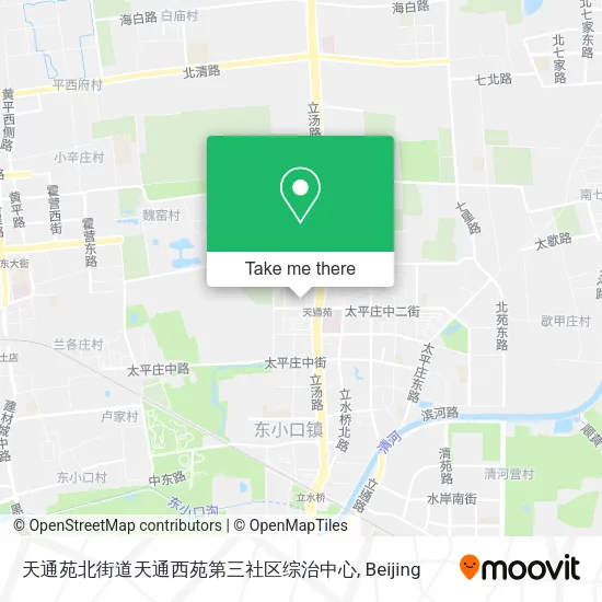 天通苑北街道天通西苑第三社区综治中心 map
