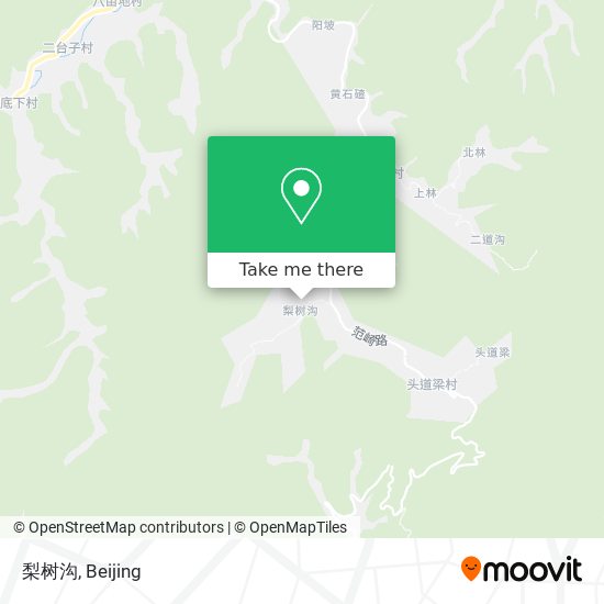梨树沟 map