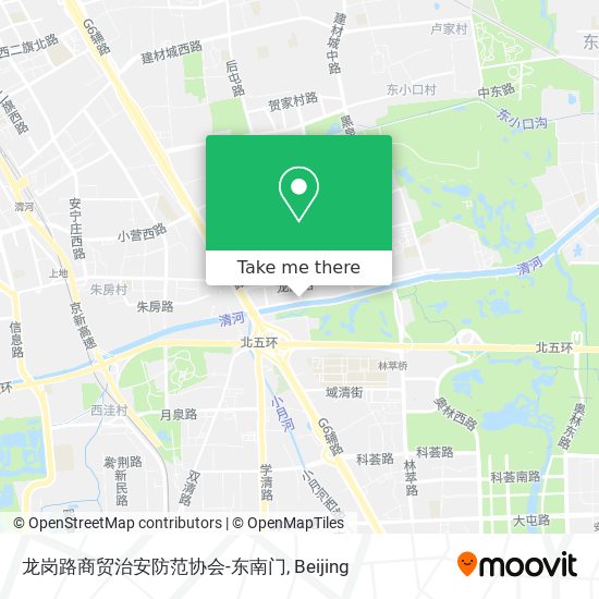 龙岗路商贸治安防范协会-东南门 map