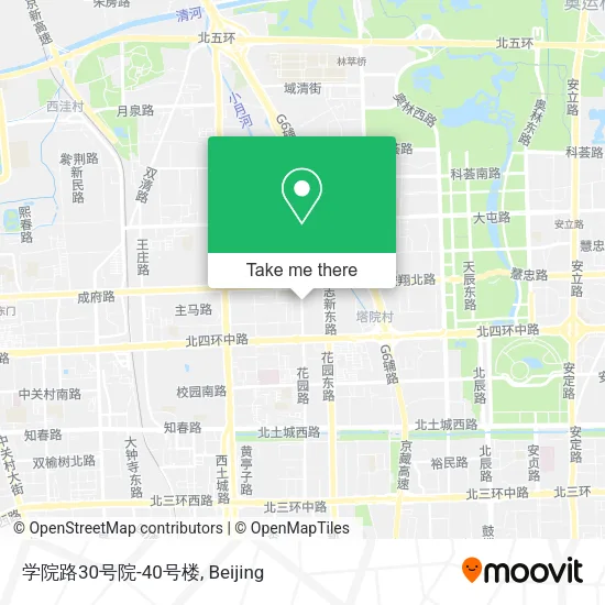 学院路30号院-40号楼 map