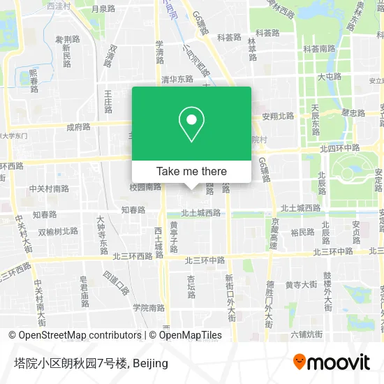 塔院小区朗秋园7号楼 map