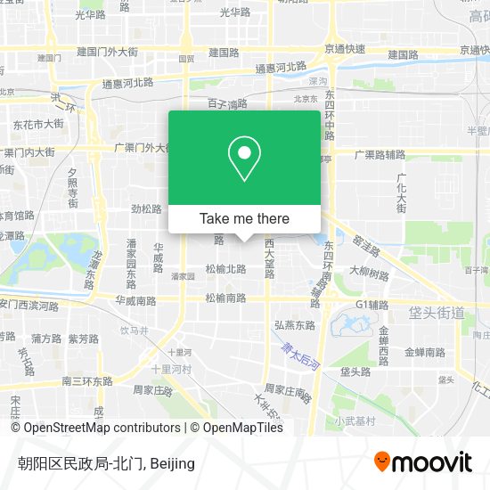 朝阳区民政局-北门 map