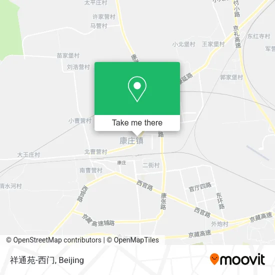 祥通苑-西门 map