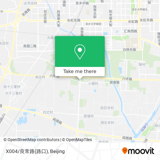 X004/良常路(路口) map