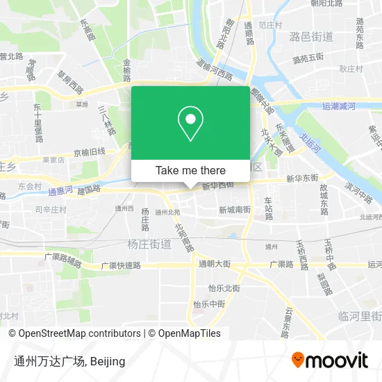 通州万达广场 map