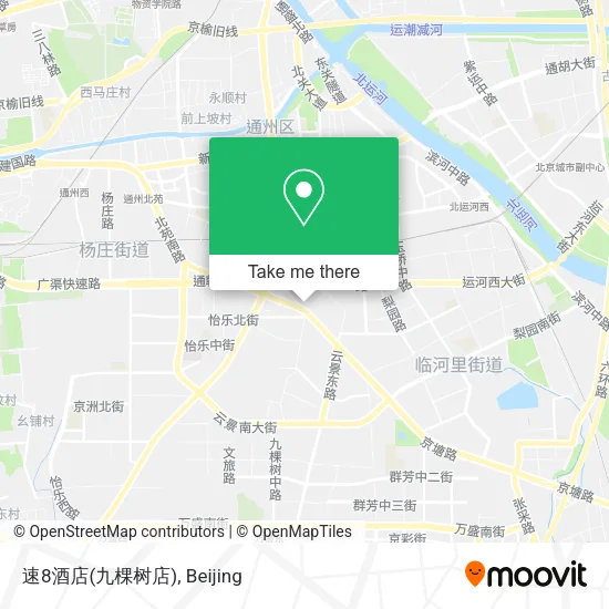 速8酒店(九棵树店) map