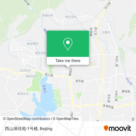 西山湖佳苑-1号楼 map