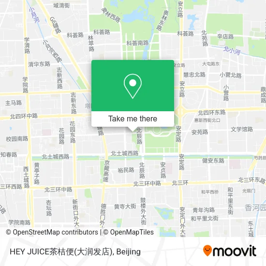 HEY JUICE茶桔便(大润发店) map