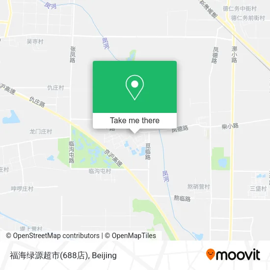福海绿源超市(688店) map