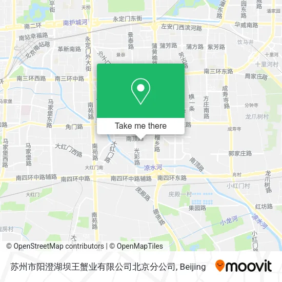 苏州市阳澄湖坝王蟹业有限公司北京分公司 map