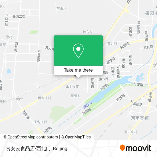 食安云食品店-西北门 map