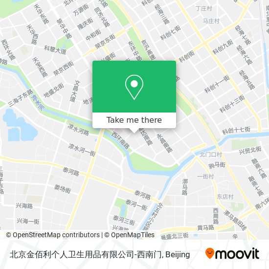 北京金佰利个人卫生用品有限公司-西南门 map