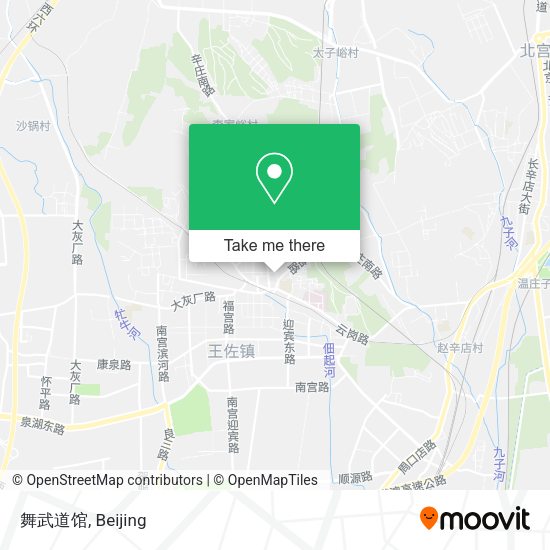 舞武道馆 map