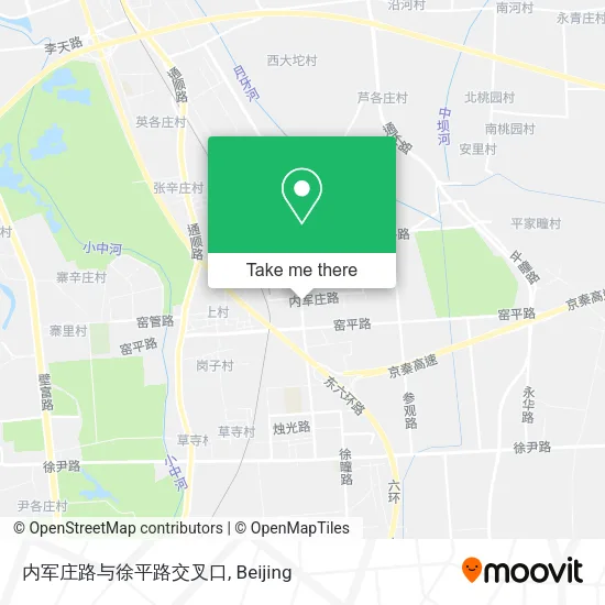 内军庄路与徐平路交叉口 map