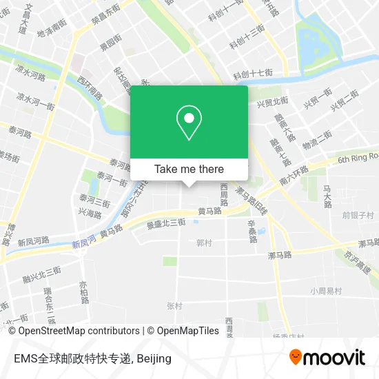 EMS全球邮政特快专递 map
