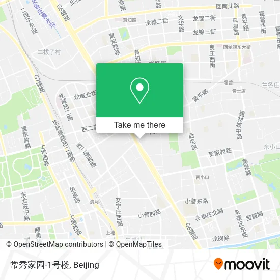 常秀家园-1号楼 map