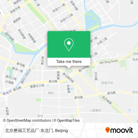北京懋福工艺品厂-东北门 map