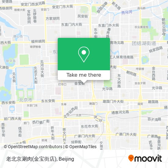 老北京涮肉(金宝街店) map