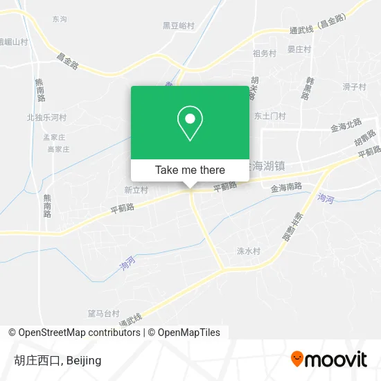 胡庄西口 map