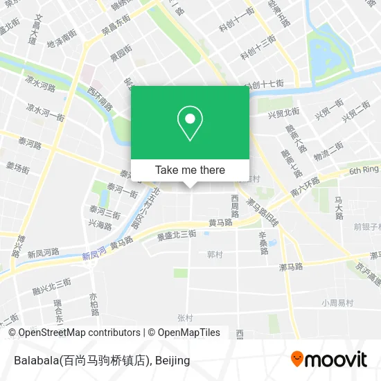 Balabala(百尚马驹桥镇店) map