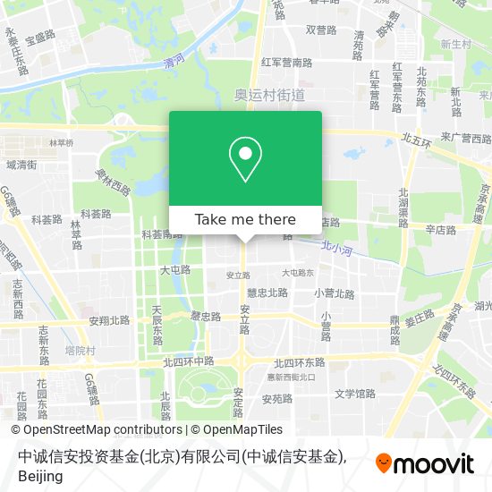 中诚信安投资基金(北京)有限公司(中诚信安基金) map