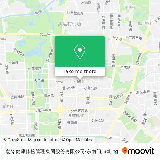 慈铭健康体检管理集团股份有限公司-东南门 map