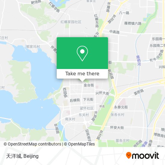 天洋城 map