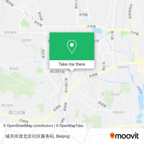 城关街道北京社区服务站 map