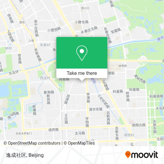 逸成社区 map