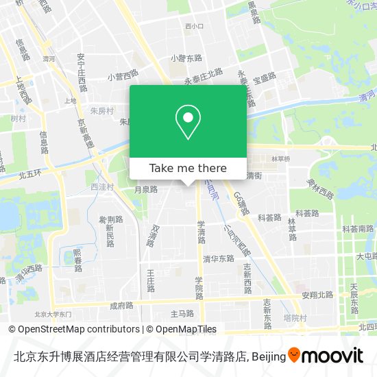 北京东升博展酒店经营管理有限公司学清路店 map