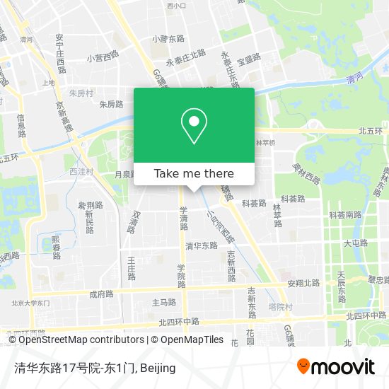 清华东路17号院-东1门 map