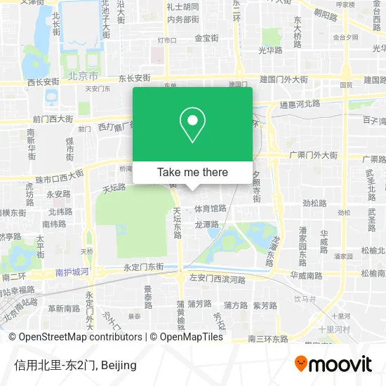 信用北里-东2门 map