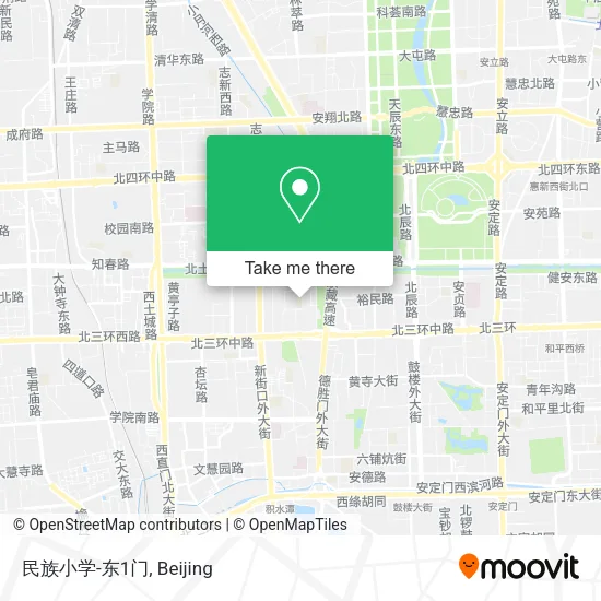 民族小学-东1门 map