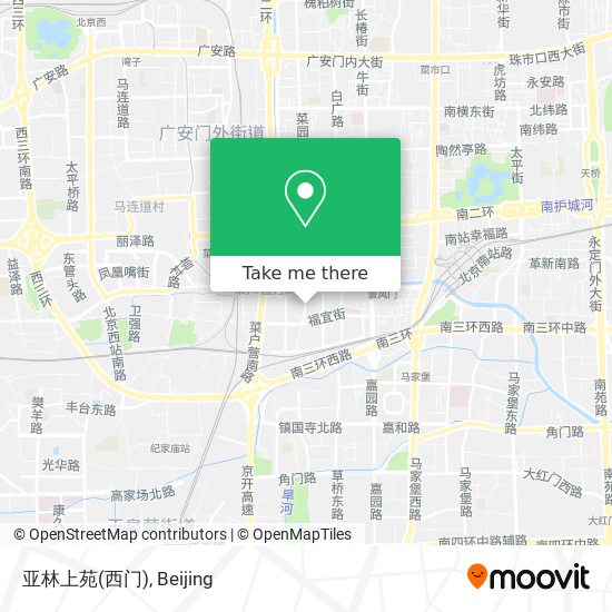 亚林上苑(西门) map